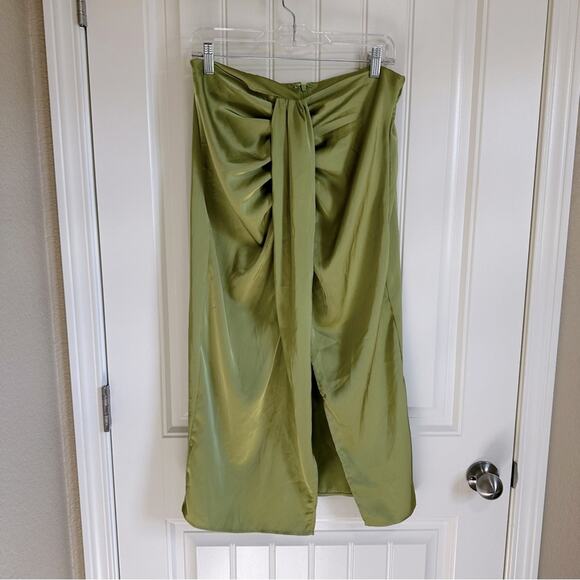 Shein women’s maxi skirt‎ large green - Picture 2 of 7